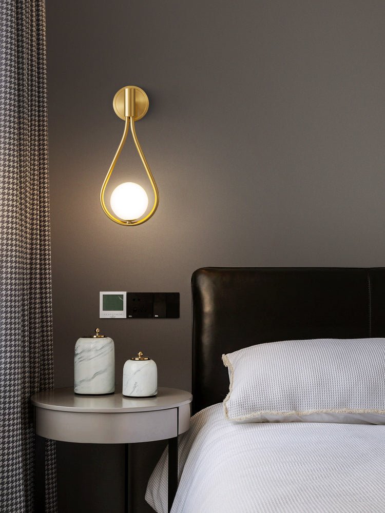 Brass Vanity Wall Lamp Position 9