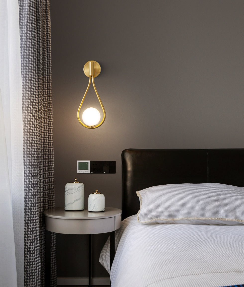 Brass Vanity Wall Lamp Position 19
