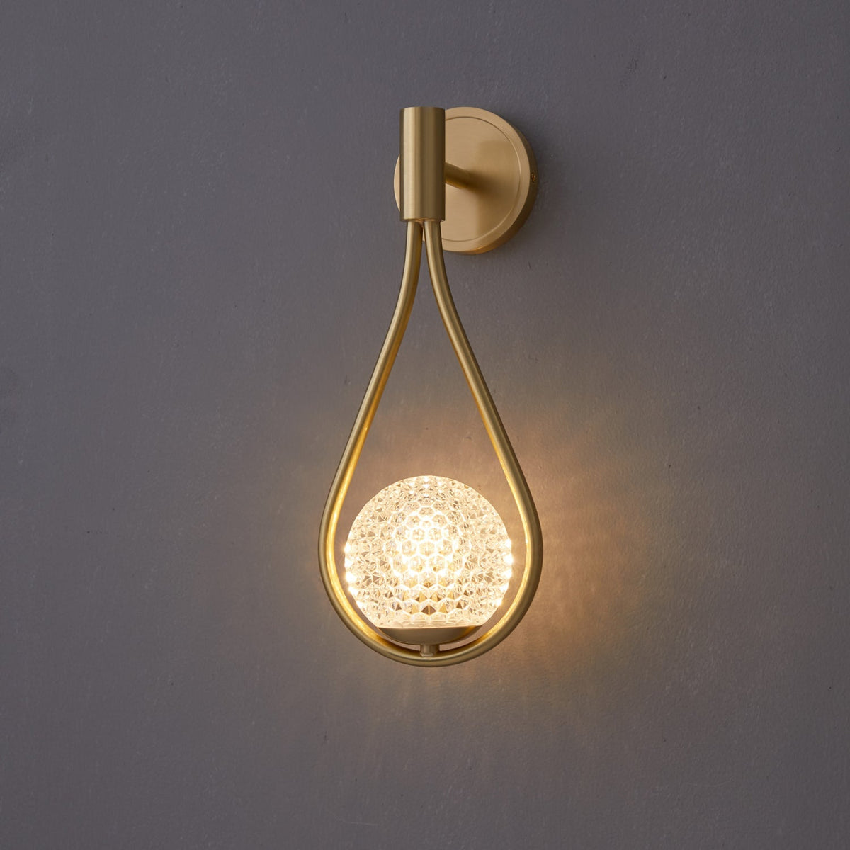 Brass Vanity Wall Lamp Position 25