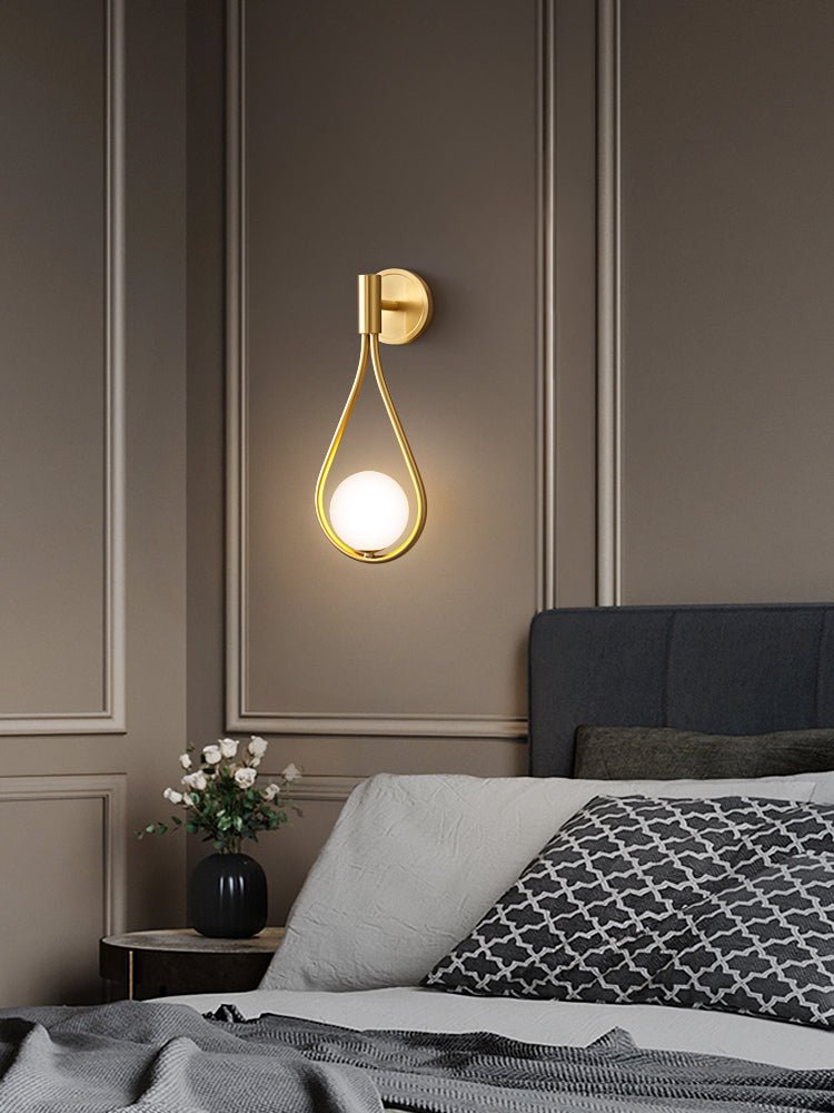 Brass Vanity Wall Lamp Position 11