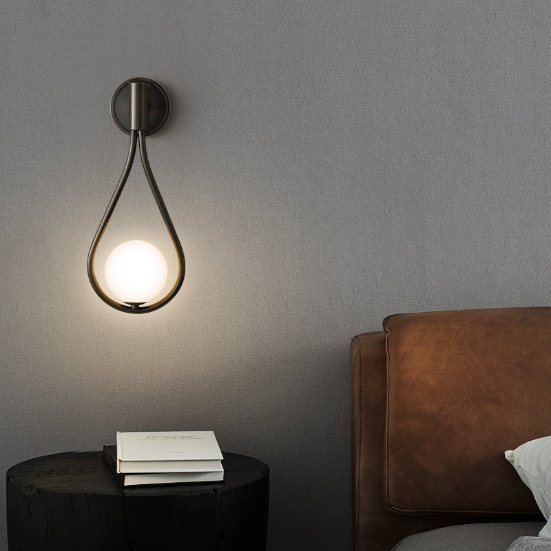 Brass Vanity Wall Lamp - Adjustable Arm, Soft Warm Light — detail view