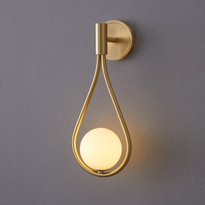 Brass Vanity Wall Lamp Position 27