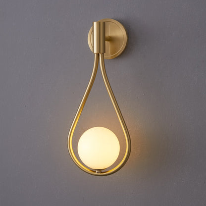 Brass Vanity Wall Lamp Position 28
