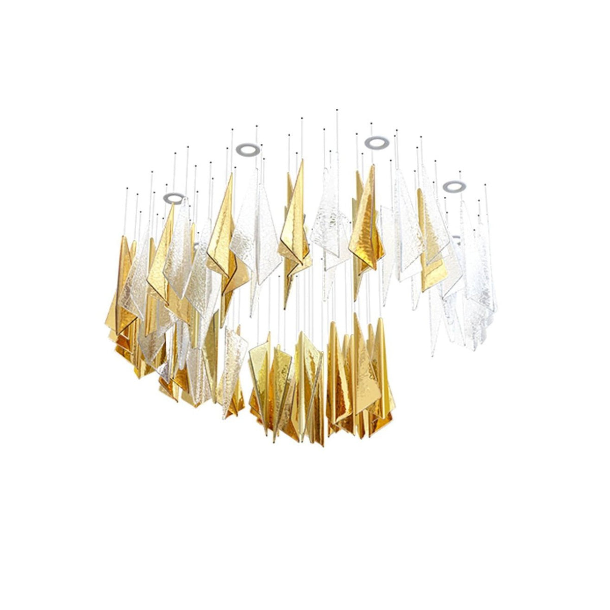 Breeze Chandelier with Adjustable Height — front view