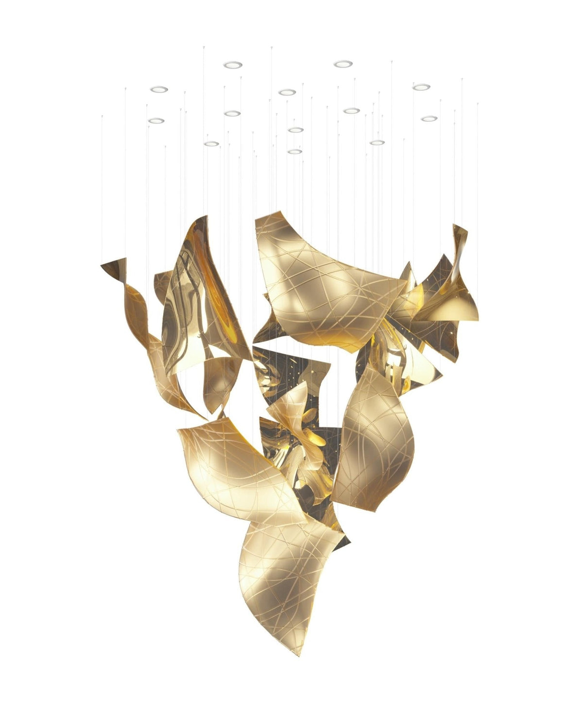 Chandelier with Adjustable Brightness — front view