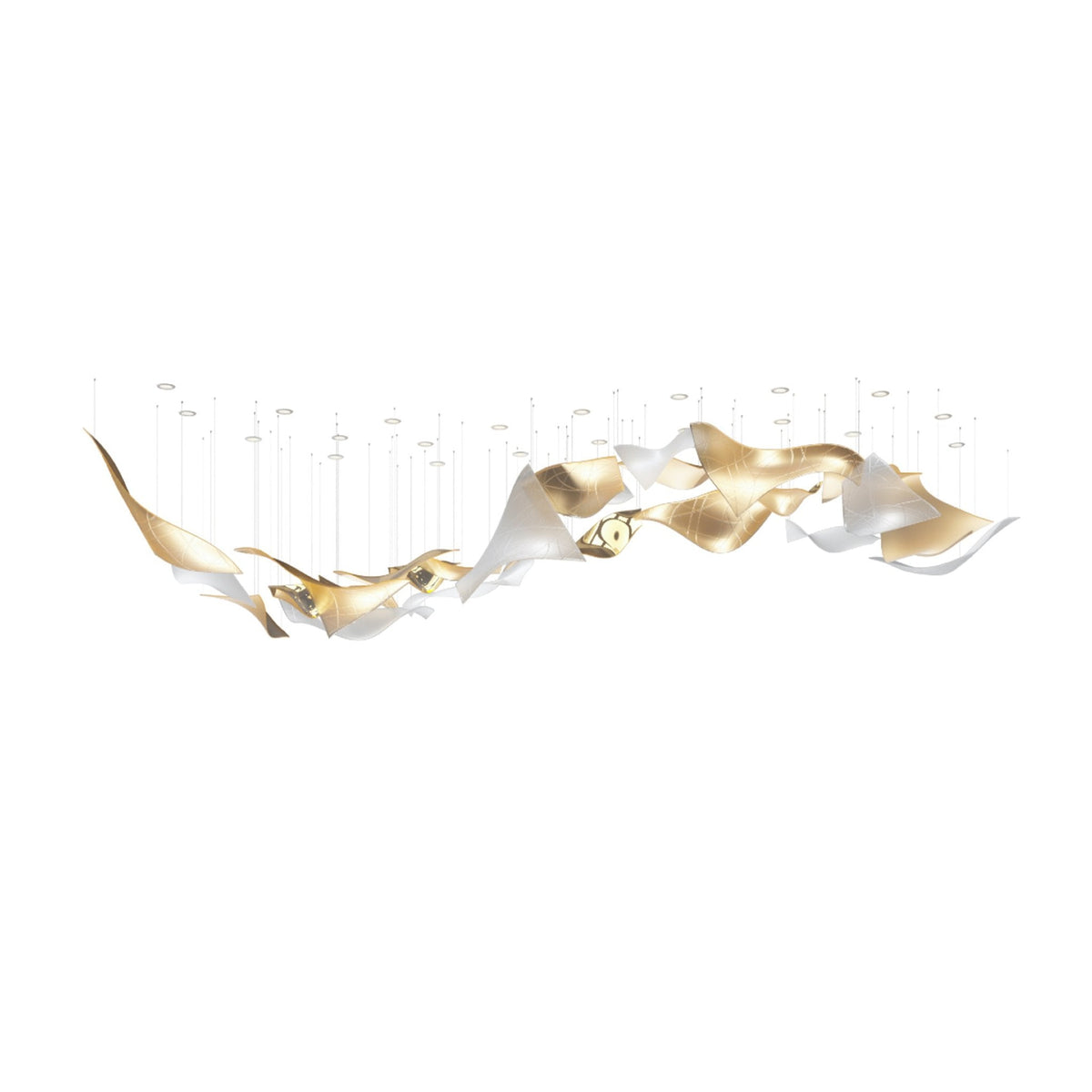 Chandelier with Adjustable Brightness — side view