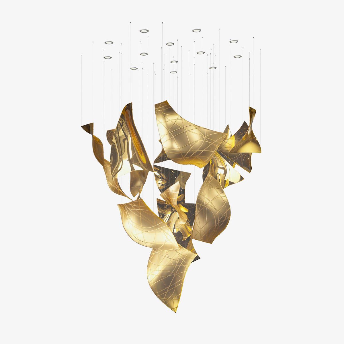 Chandelier with Adjustable Brightness — front view