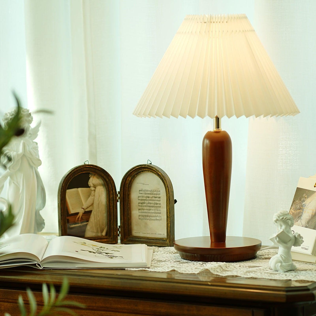Tall Table Lamp with Adjustable Brightness — front view