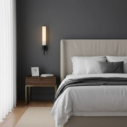 Alabaster Wall Sconce with Adjustable Brightness