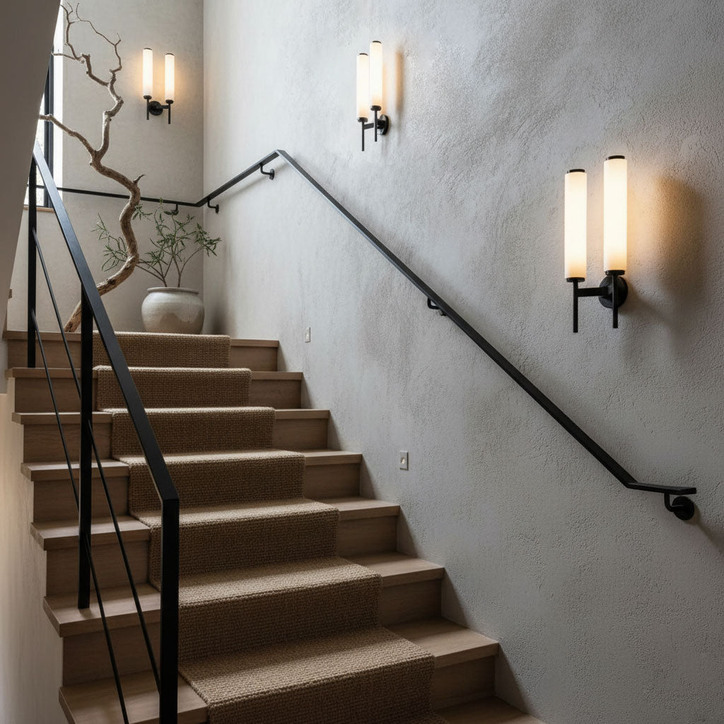 Alabaster Wall Sconce with Adjustable Brightness