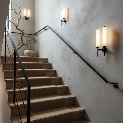 Alabaster Wall Sconce with Adjustable Brightness