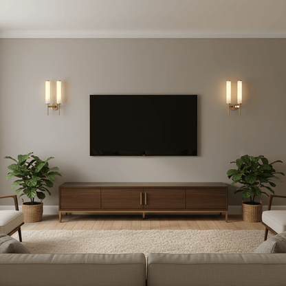 Alabaster Wall Sconce with Adjustable Brightness