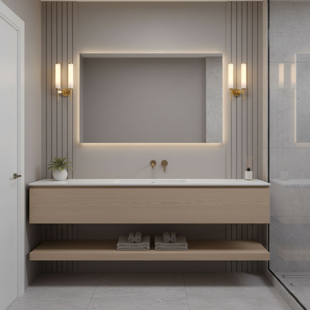 Alabaster Wall Sconce with Adjustable Brightness