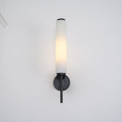 Alabaster Wall Sconce with Adjustable Brightness