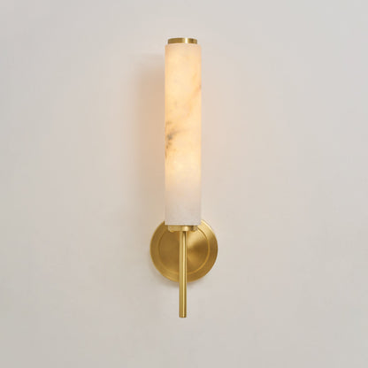 Alabaster Wall Sconce with Adjustable Brightness