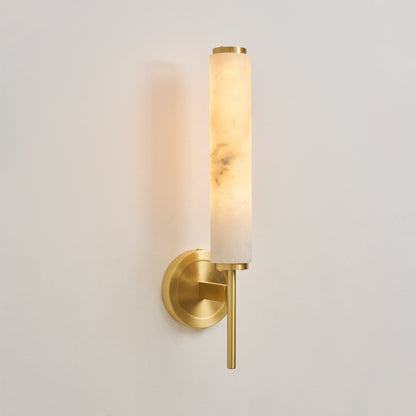 Alabaster Wall Sconce with Adjustable Brightness