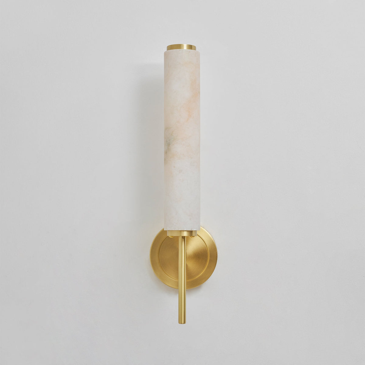 Alabaster Wall Sconce with Adjustable Brightness