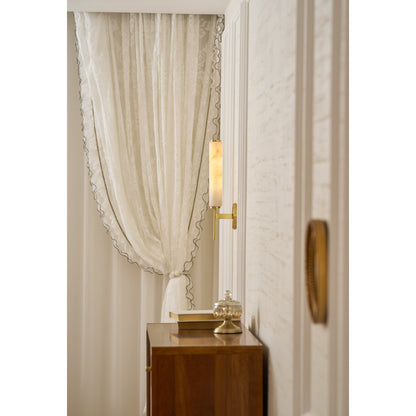 Alabaster Wall Sconce with Adjustable Brightness