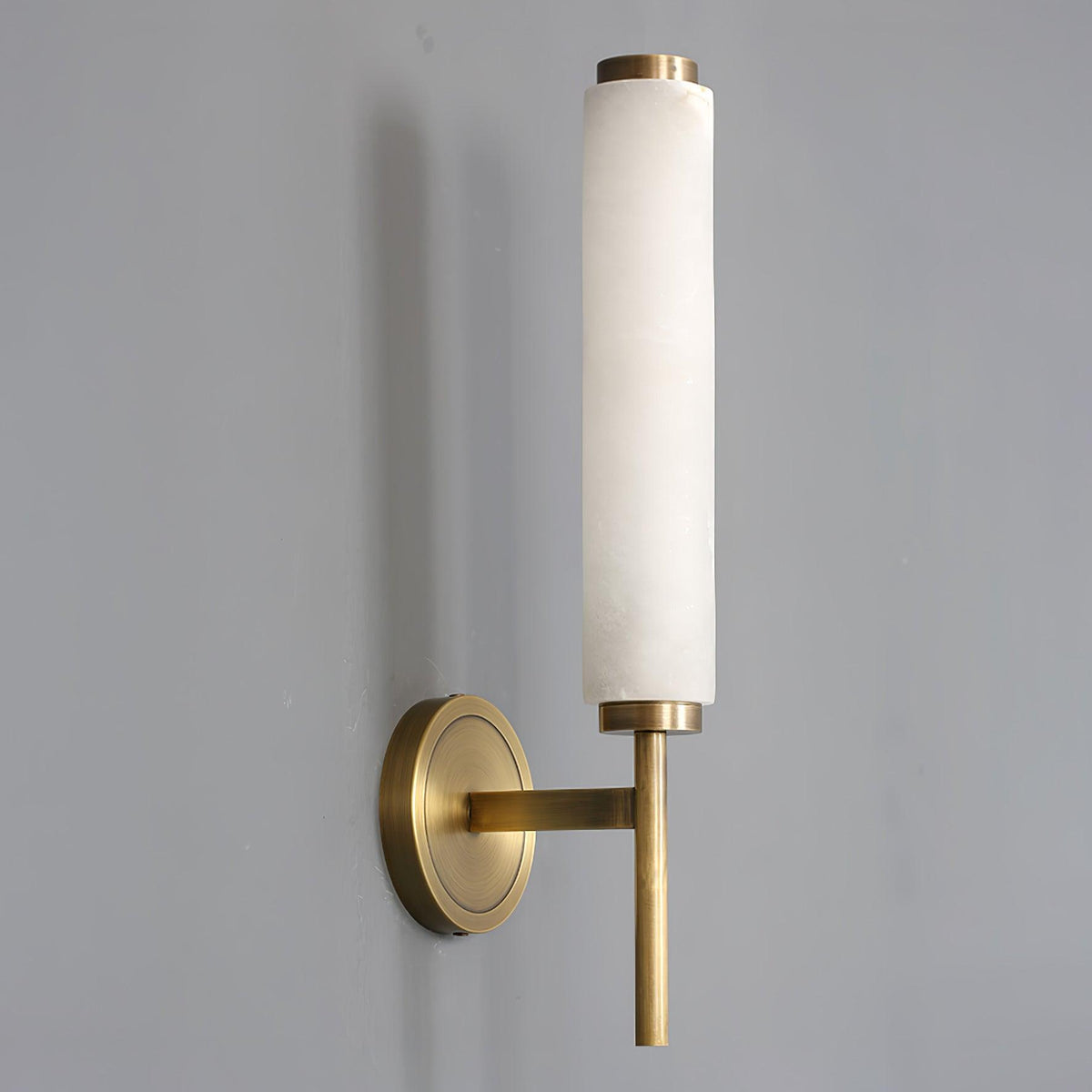 Alabaster Wall Sconce with Adjustable Brightness