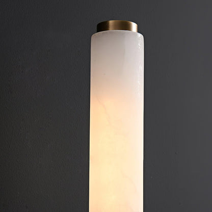 Alabaster Wall Sconce with Adjustable Brightness