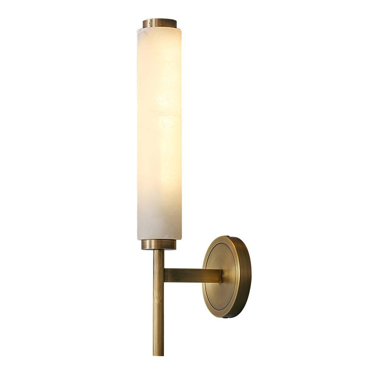 Alabaster Wall Sconce with Adjustable Brightness