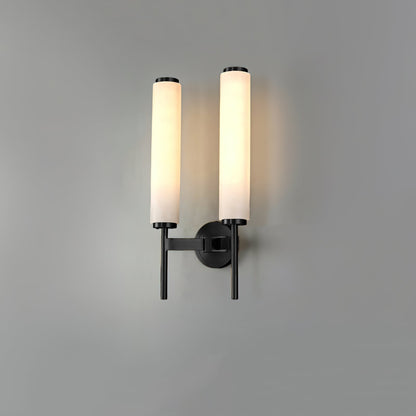 Alabaster Wall Sconce with Adjustable Brightness — alternate angle