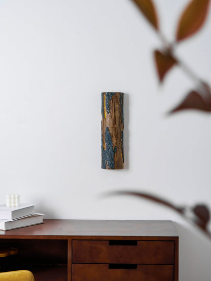 Bark-Textured Outdoor Wall Light, Waterproof Design