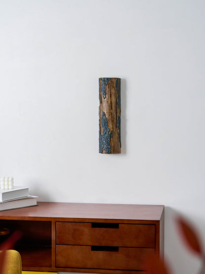 Bark-Textured Outdoor Wall Light, Waterproof Design