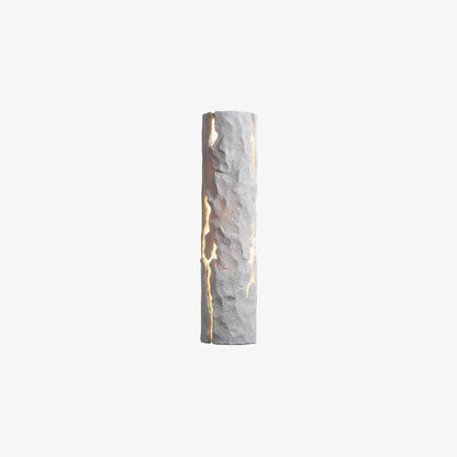 Bark-Textured Outdoor Wall Light, Waterproof Design