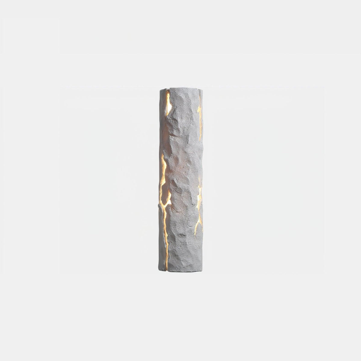 Bark-Textured Outdoor Wall Light, Waterproof Design — front view