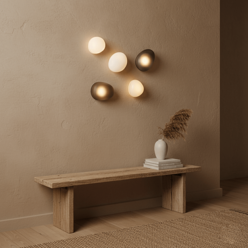Bubble Glass Wall Lamp with Adjustable Brightness