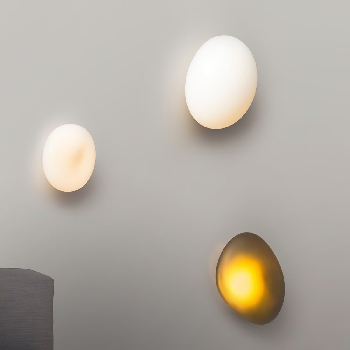 Bubble Glass Wall Lamp with Adjustable Brightness