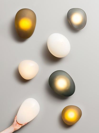 Bubble Glass Wall Lamp with Adjustable Brightness
