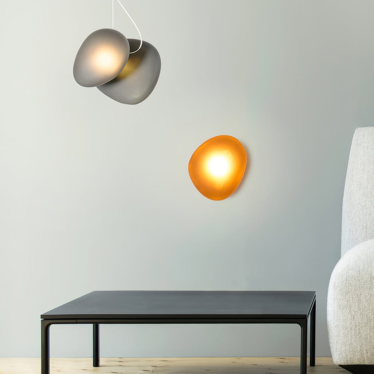 Bubble Glass Wall Lamp with Adjustable Brightness
