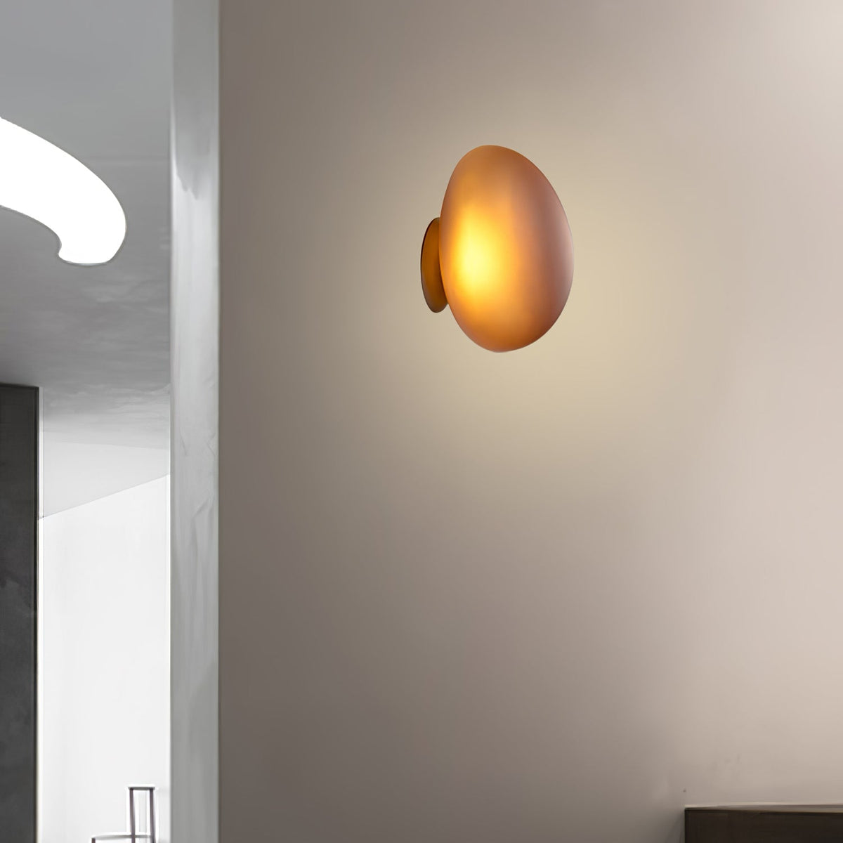 Bubble Glass Wall Lamp with Adjustable Brightness