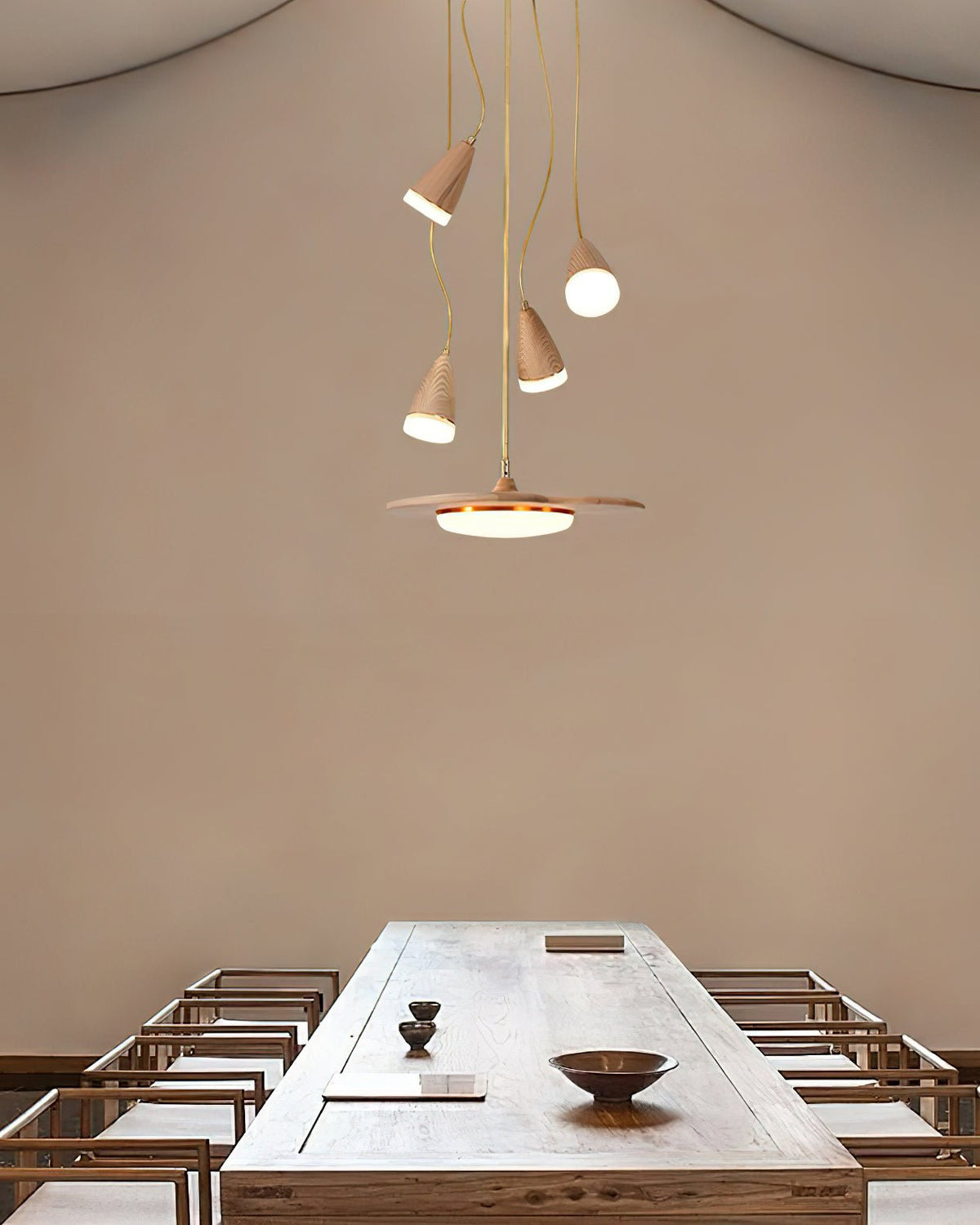 Blossom Chandelier with Adjustable Height — front view