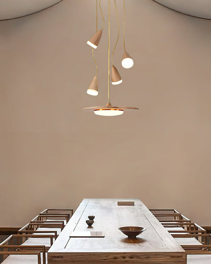 Blossom Chandelier with Adjustable Height — front view