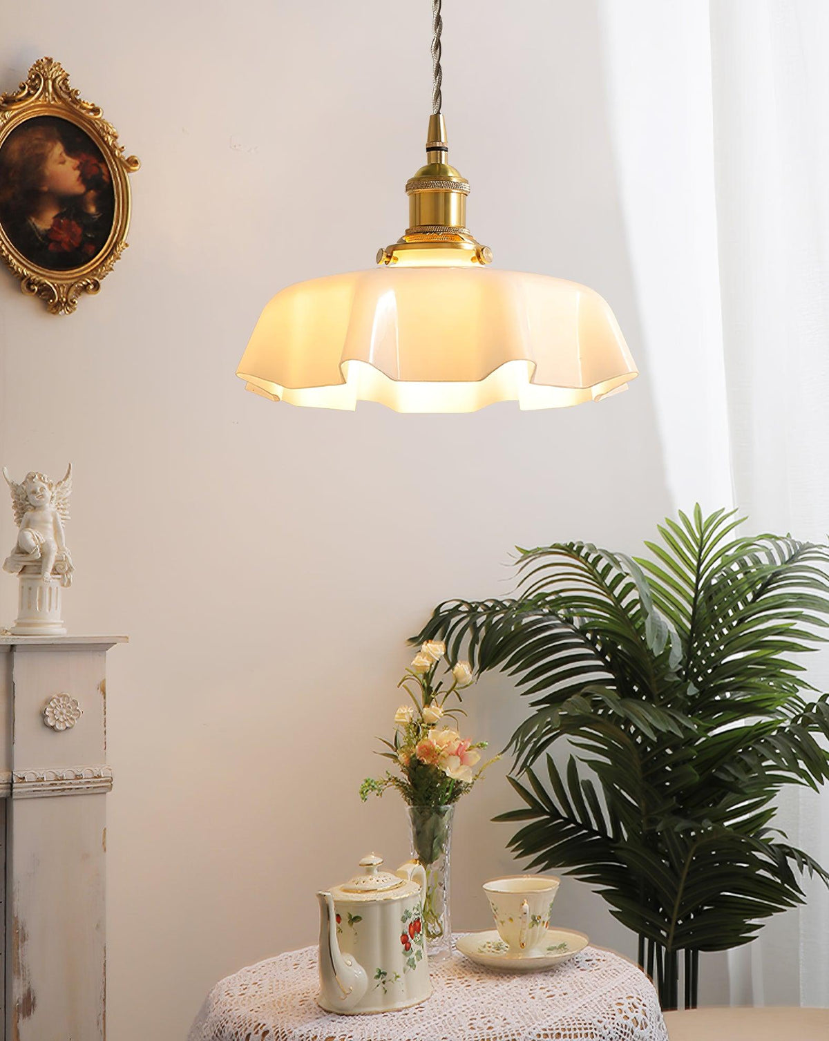 French Flower Pendant Light Position 30
