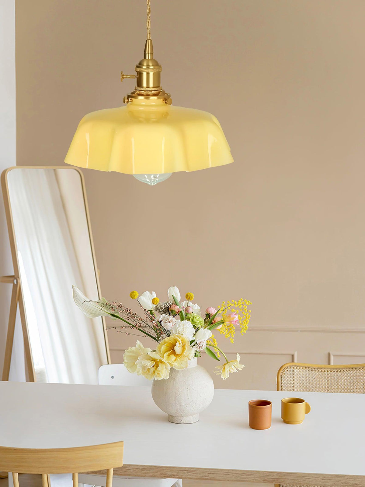 French Flower Pendant Light Position 55