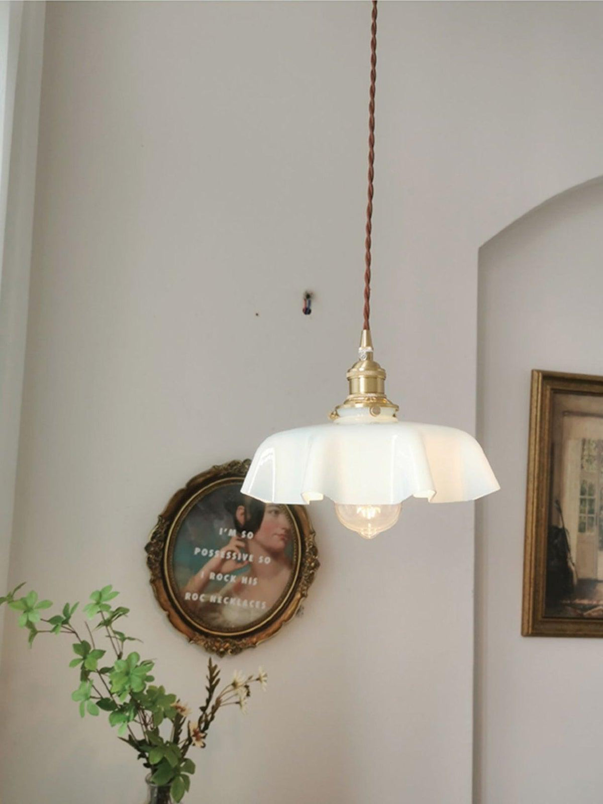 French Flower Pendant Light Position 57