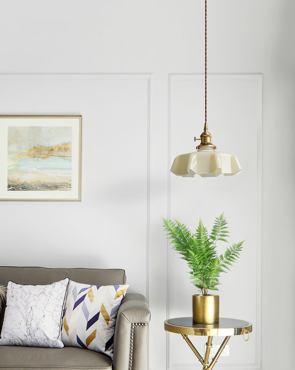 French Flower Pendant Light Position 60