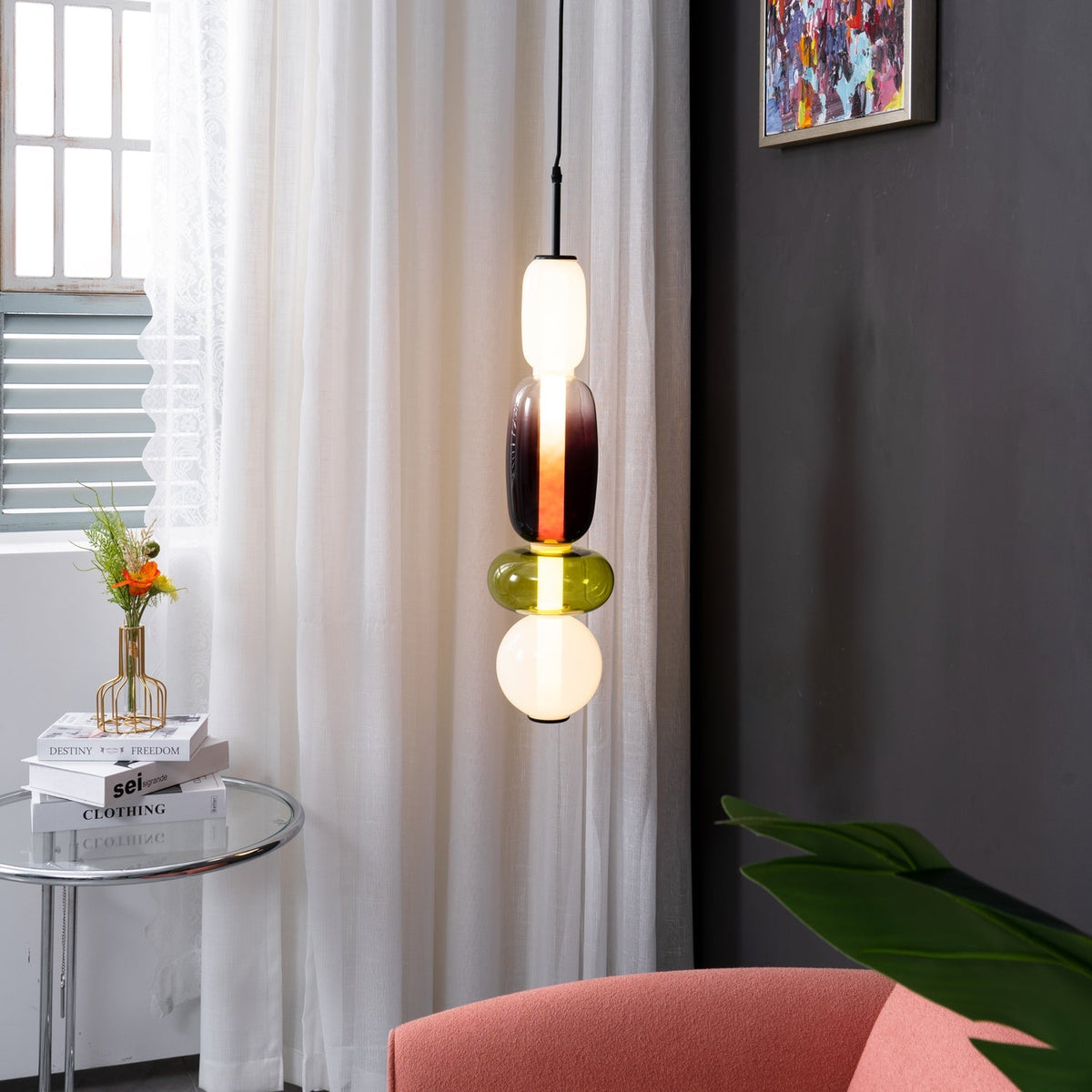 Candied Glass Pendant Light Position 15