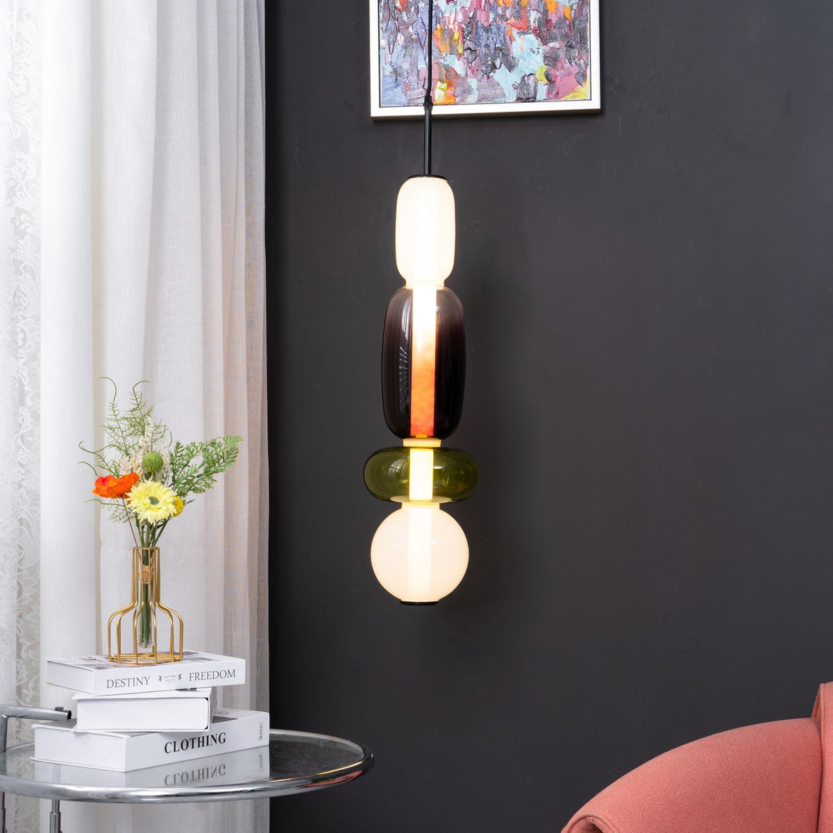 Candied Glass Pendant Light Position 9