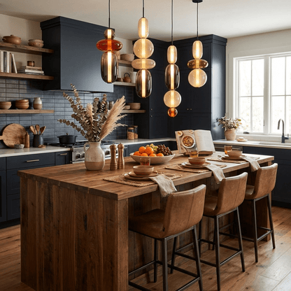 Candy Glass Pendant Light with Dimmable Light — lifestyle view