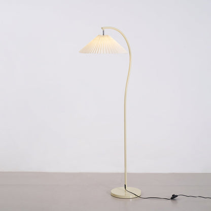 Pleated Floor Lamp with Adjustable Brightness