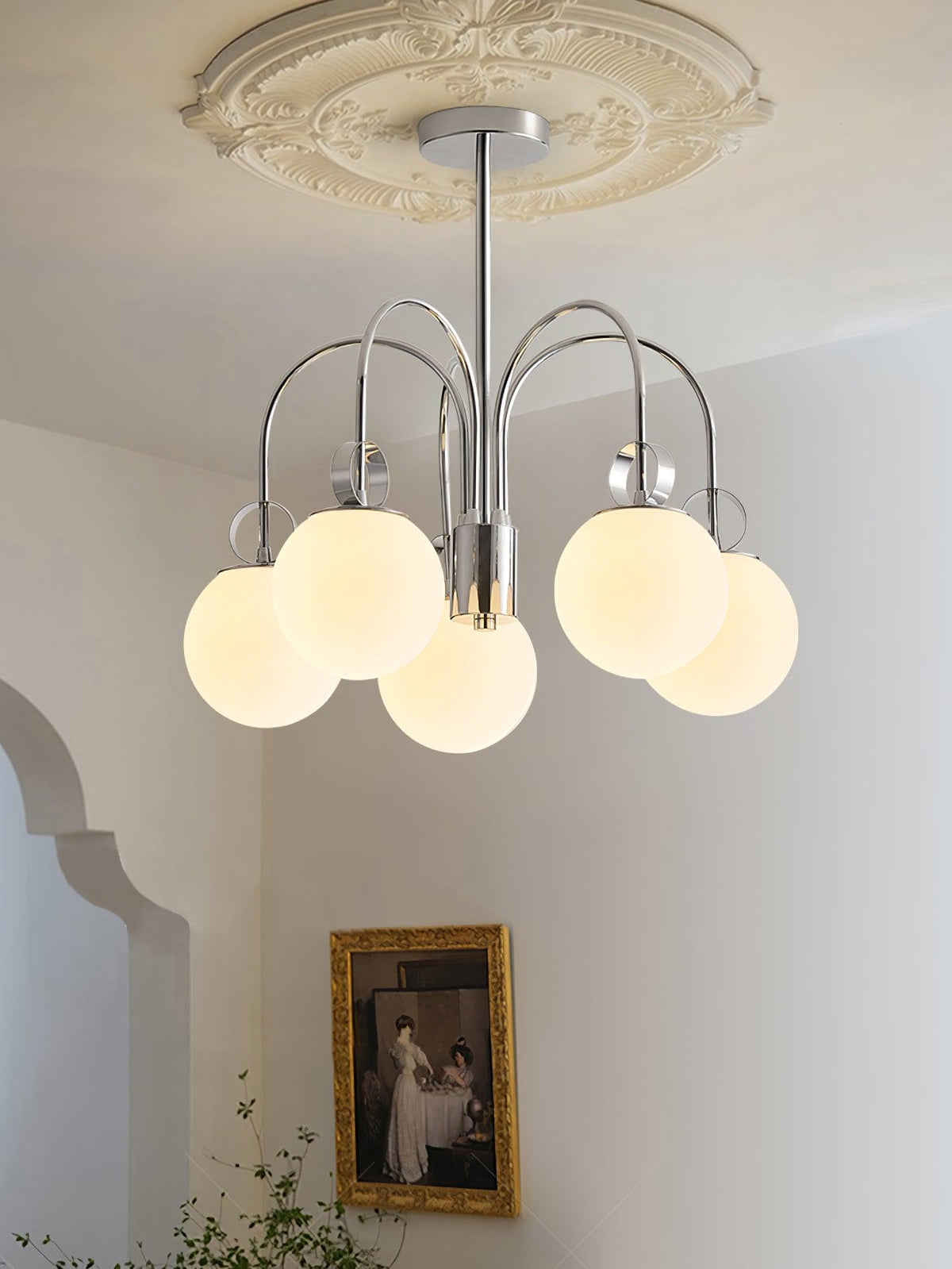 Modern Chandelier with Adjustable Brightness