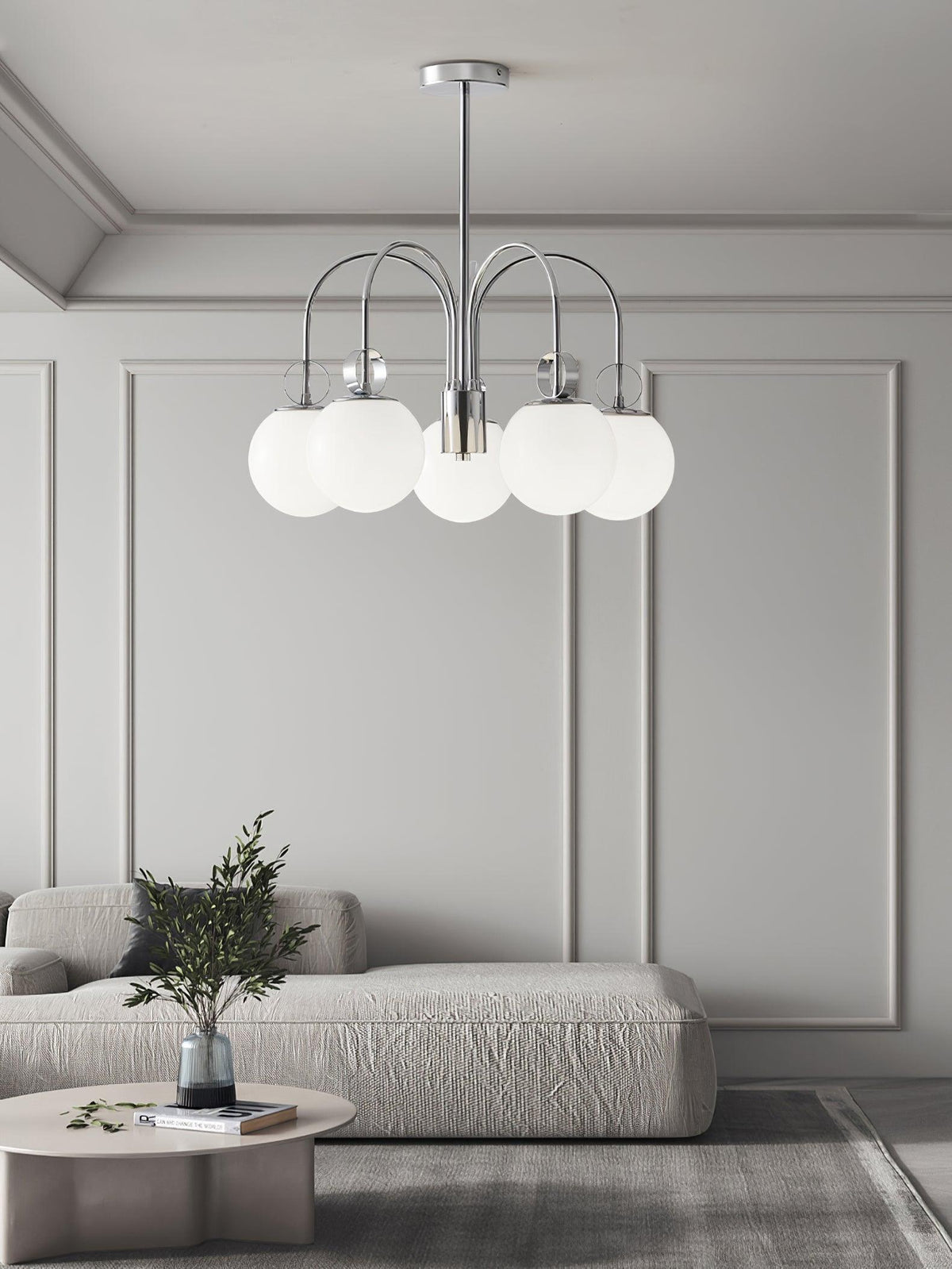 Modern Chandelier with Adjustable Brightness