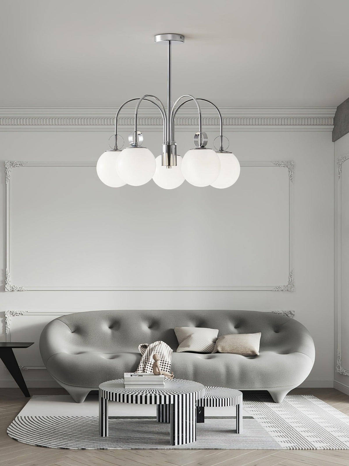 Modern Chandelier with Adjustable Brightness