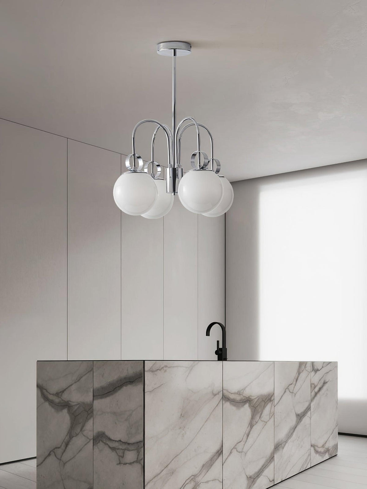 Modern Chandelier with Adjustable Brightness