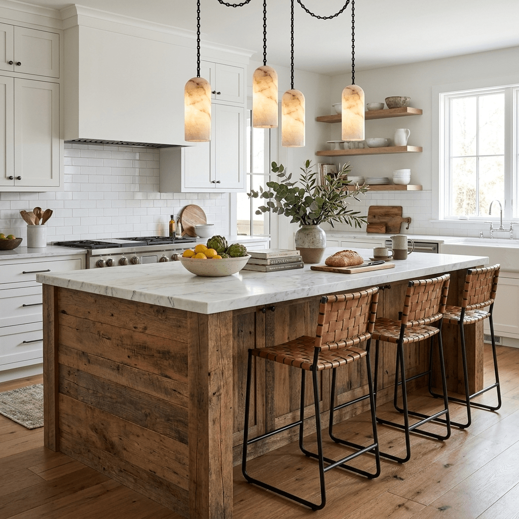 Cascading Capsule Chandelier with Adjustable Heads
